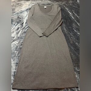 CAbi Charcoal Long Sleeve Dress